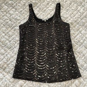 Charlotte Russe Sequin Tank Top